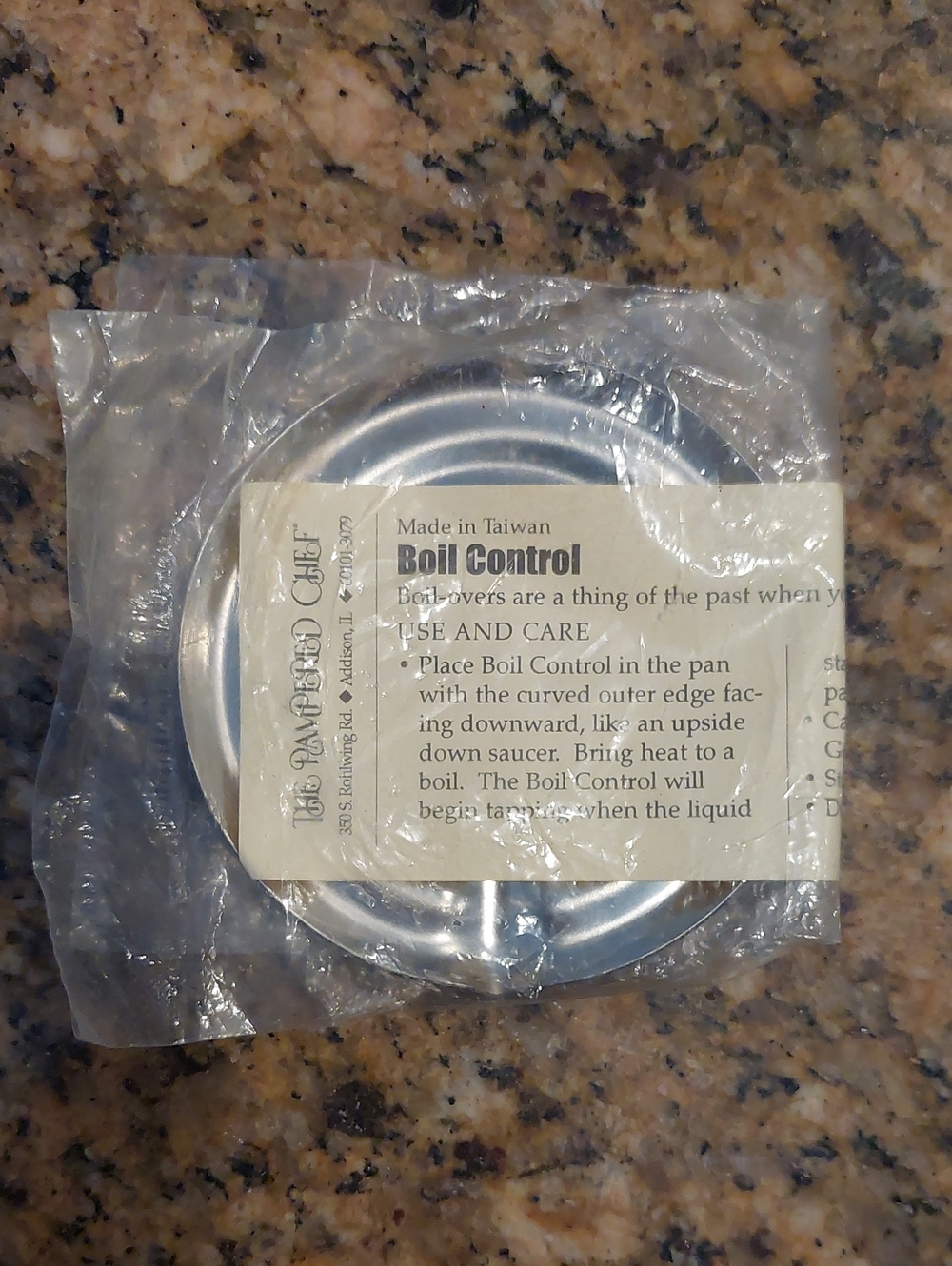 New Pampered Chef Boil Control